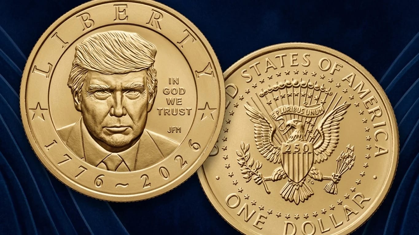 Donald Trump figura em moeda de 1 dólar nos EUA em celebração histórica
