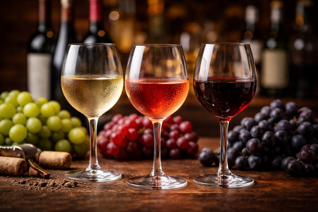 A Importância da Cores dos Vinhos na Degustação