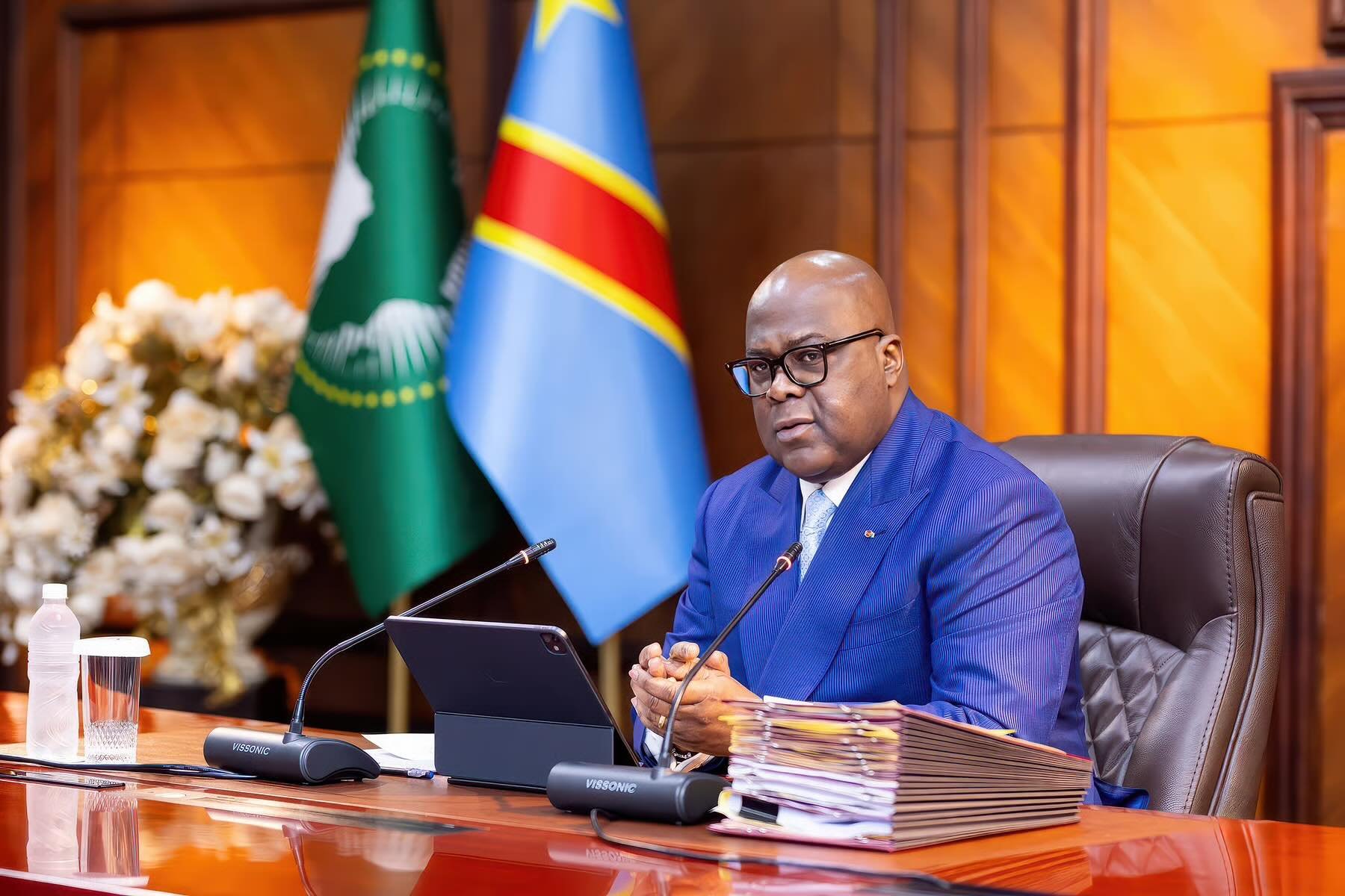 Diálogo em curso na RDC: Félix Tshisekedi aproveita a oportunidade para promover a paz
